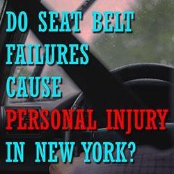 Las fallas del cinturón de seguridad causan lesiones personales en Nueva York