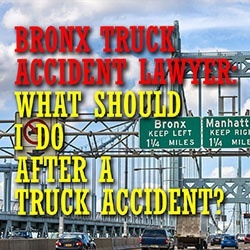 abogado de accidentes de camiones del bronx después de la introducción del accidente