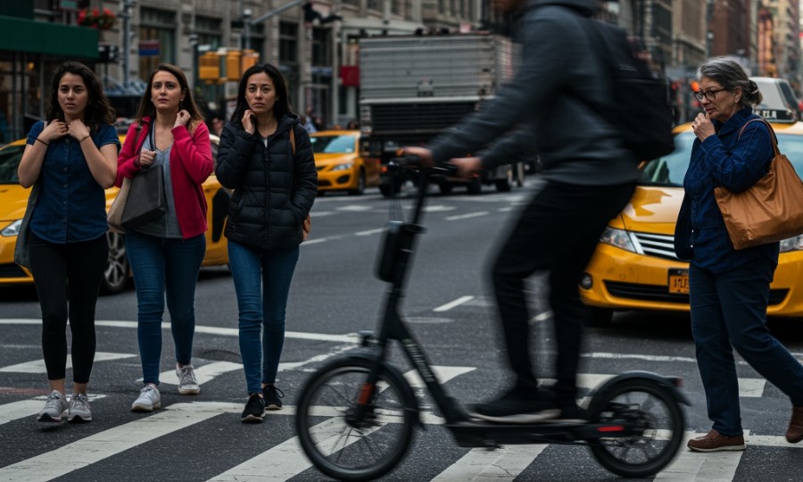 pedestrian injuries e-scooter collisions